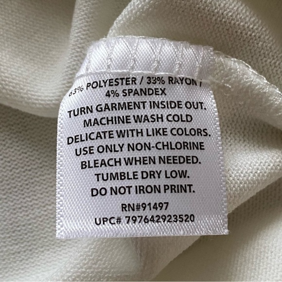 Modern Canvas long sleeve white Christmas Holidays Shirt Christmas Trees Small - Picture 6 of 8